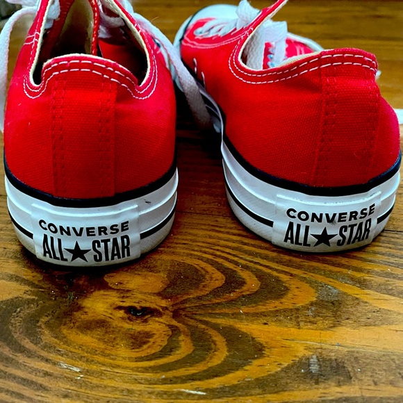 Converse Bold Red and White Sneakers - Picture 8 of 8